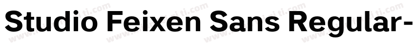 Studio Feixen Sans Regular字体转换